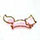 Pink Ditsy Fox
