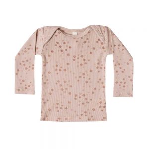 Ribbed Lap Tee | Rose